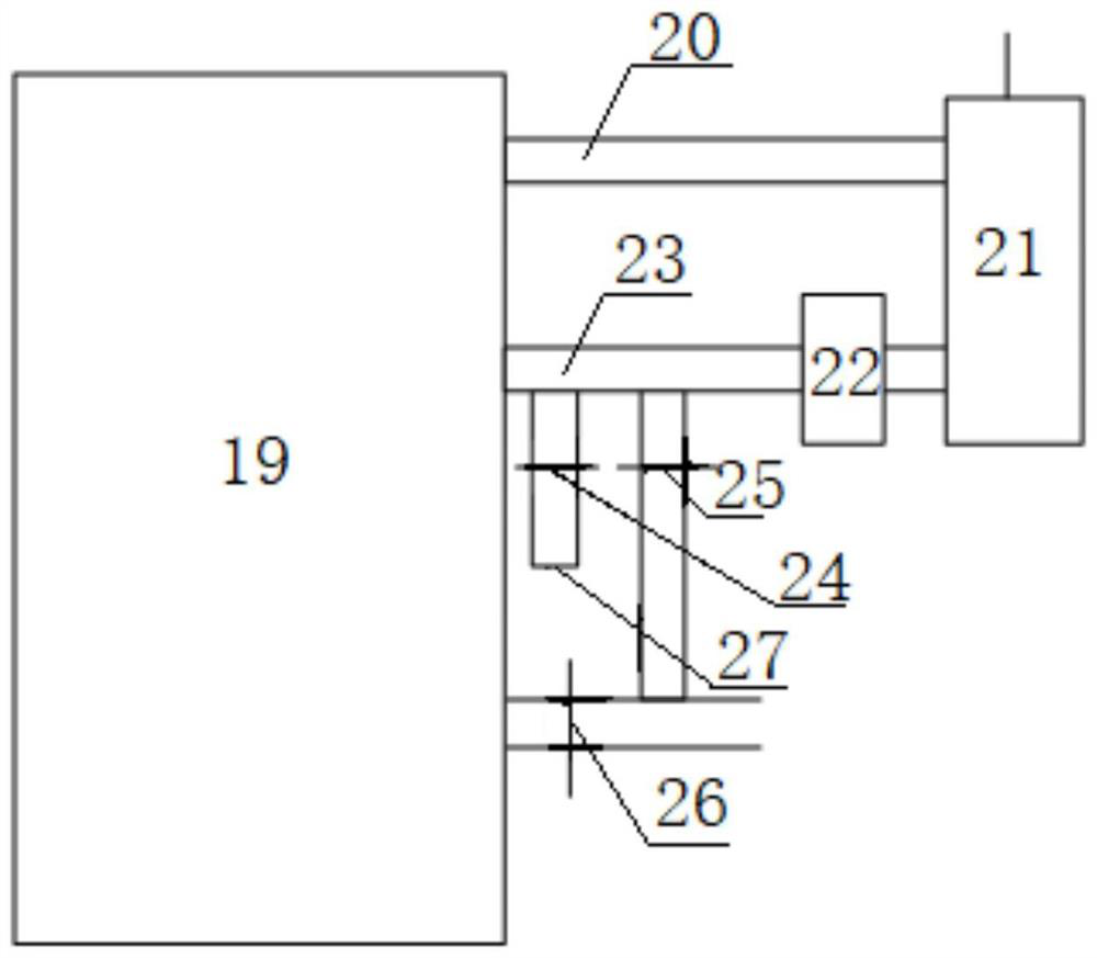 Electric heating and heat storage grain drying and clean heating combined system based on waste heat recovery