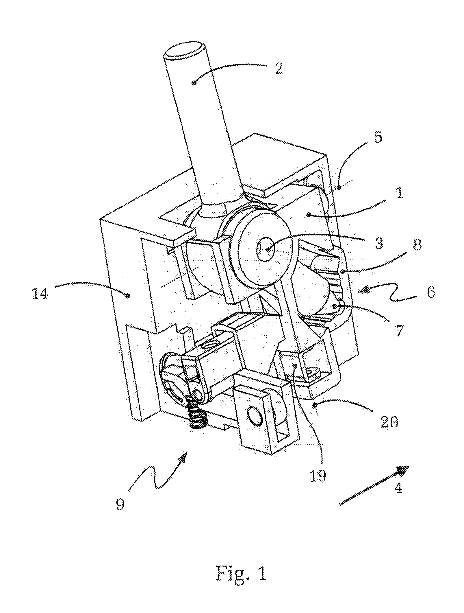 Selector lever having actuating change of position