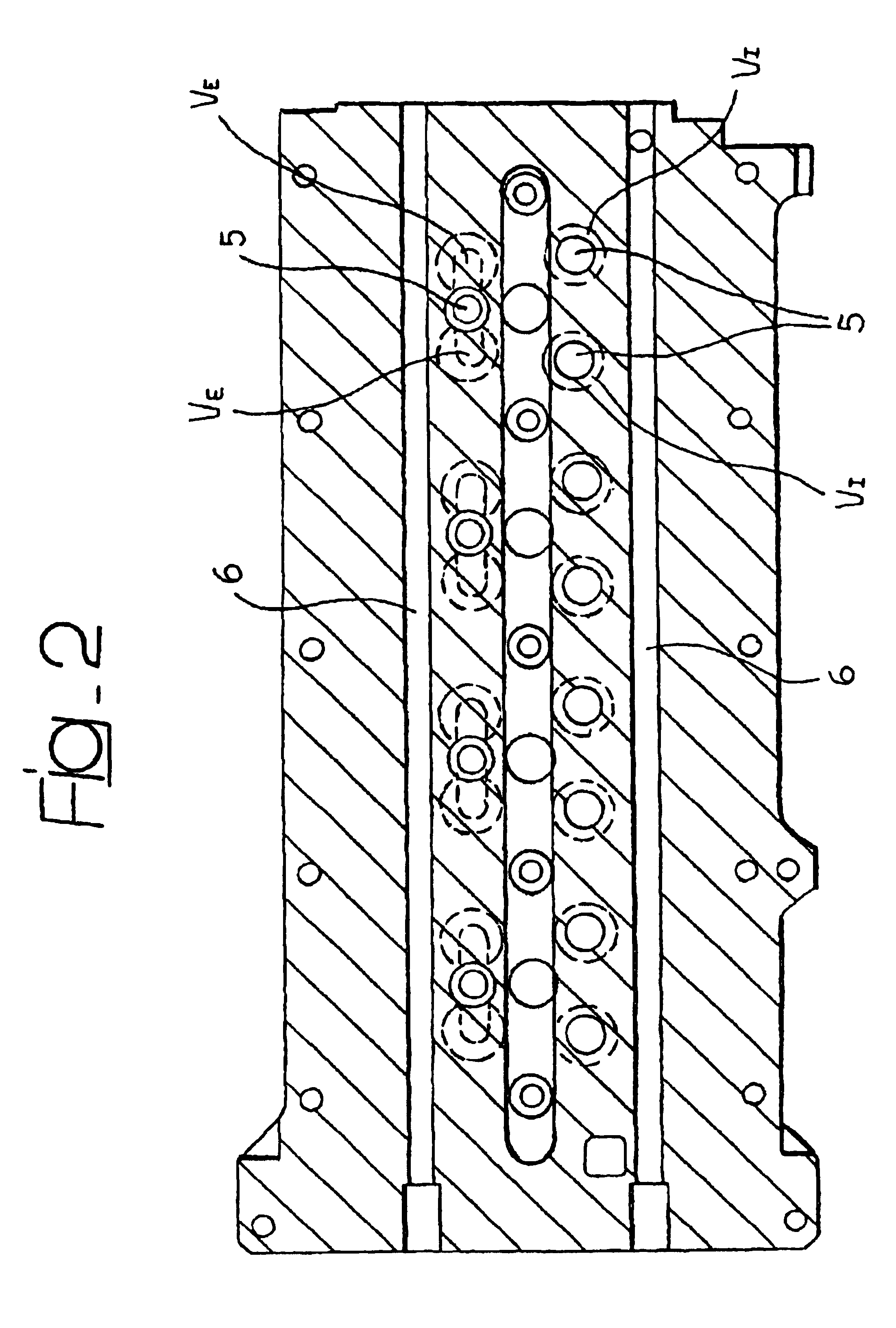 Multi-cylinder diesel engine with variably actuated valves