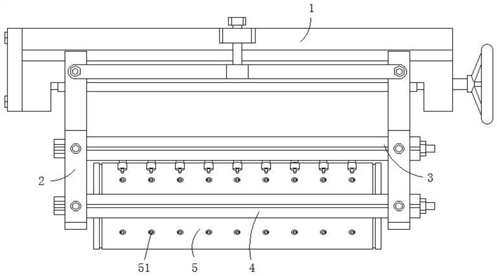 A seed suction hole blowing mechanism in a precision seeding assembly line