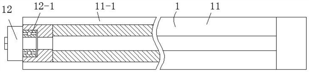 A seed suction hole blowing mechanism in a precision seeding assembly line