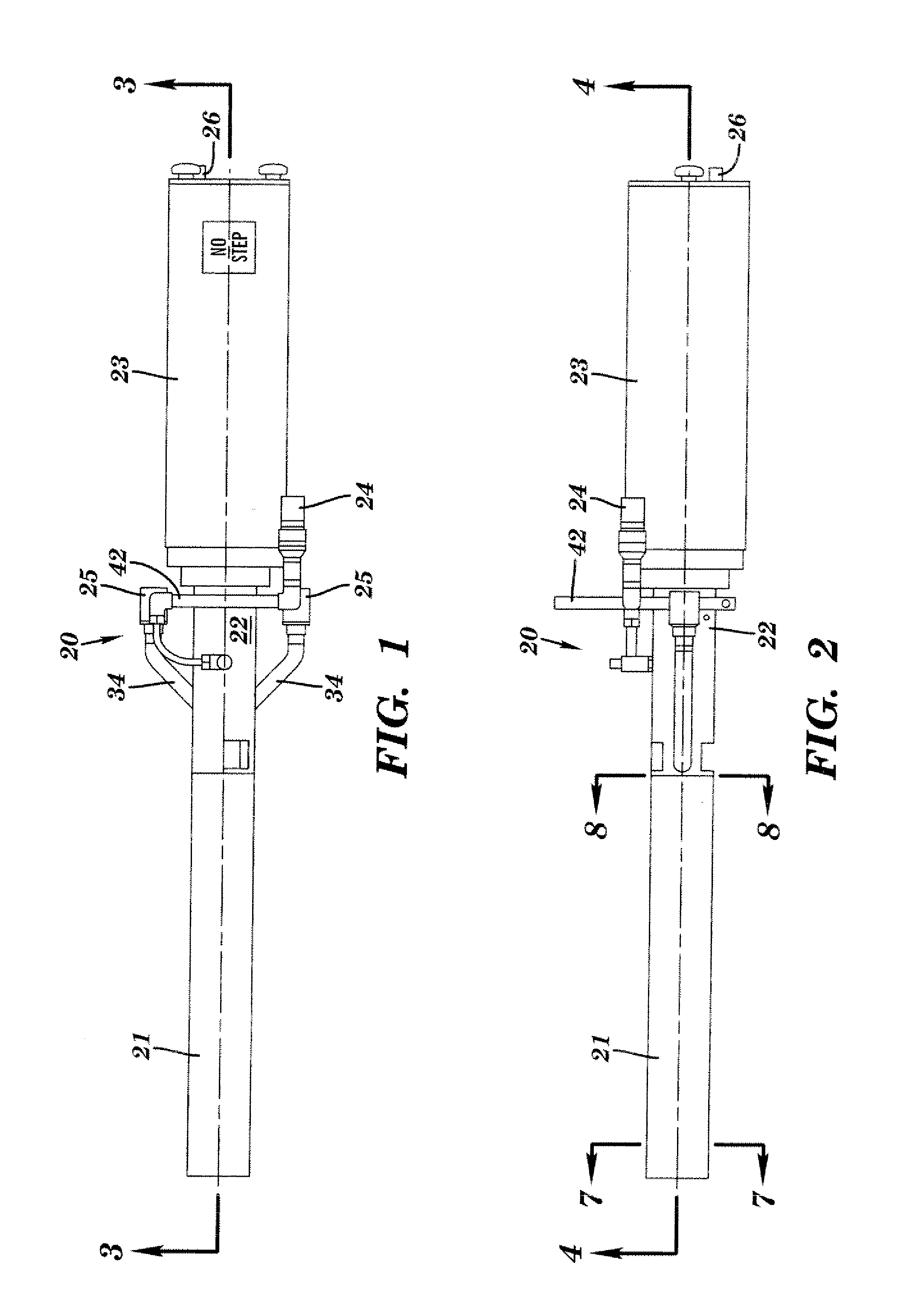 Fluid-powered inspection camera