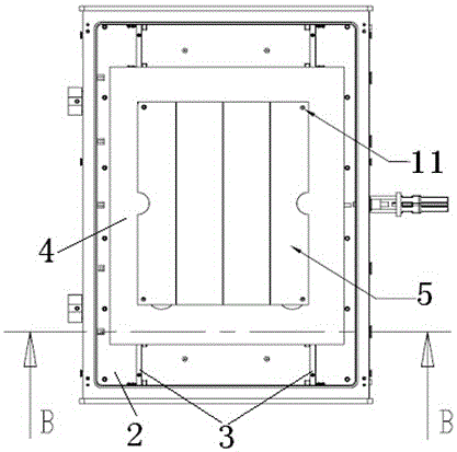 Horizontal continuous magnetron sputtering coating machine online panel constant temperature heating device