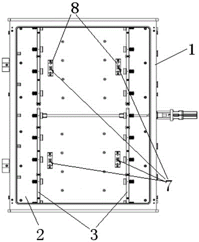 Horizontal continuous magnetron sputtering coating machine online panel constant temperature heating device