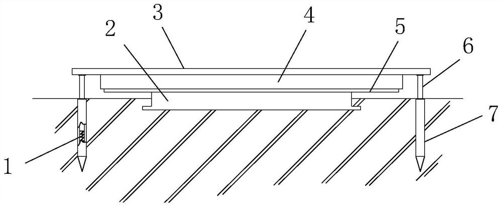 Pre-storage device for building materials