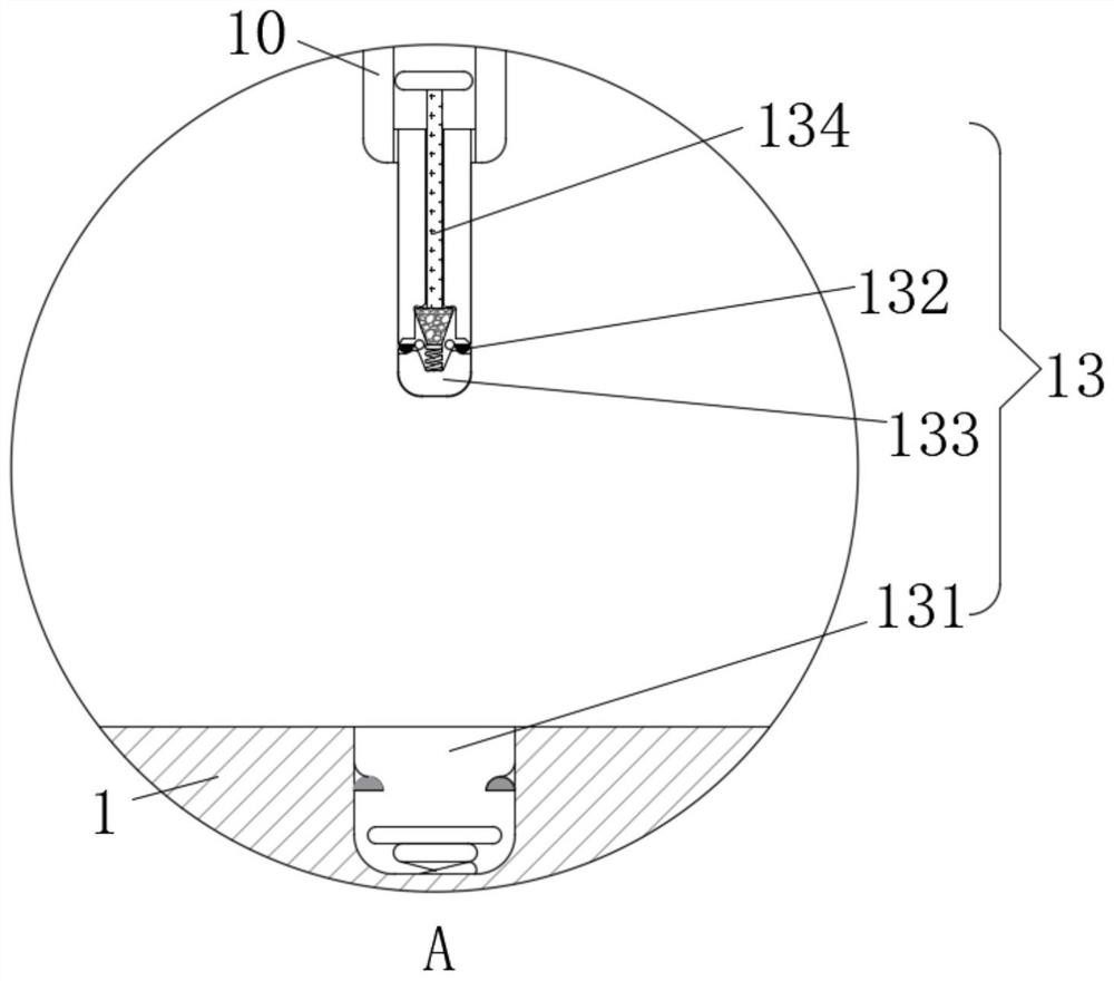 Energy-saving and environment-friendly communication cabinet capable of preventing internal components from being damaged by waterlogging