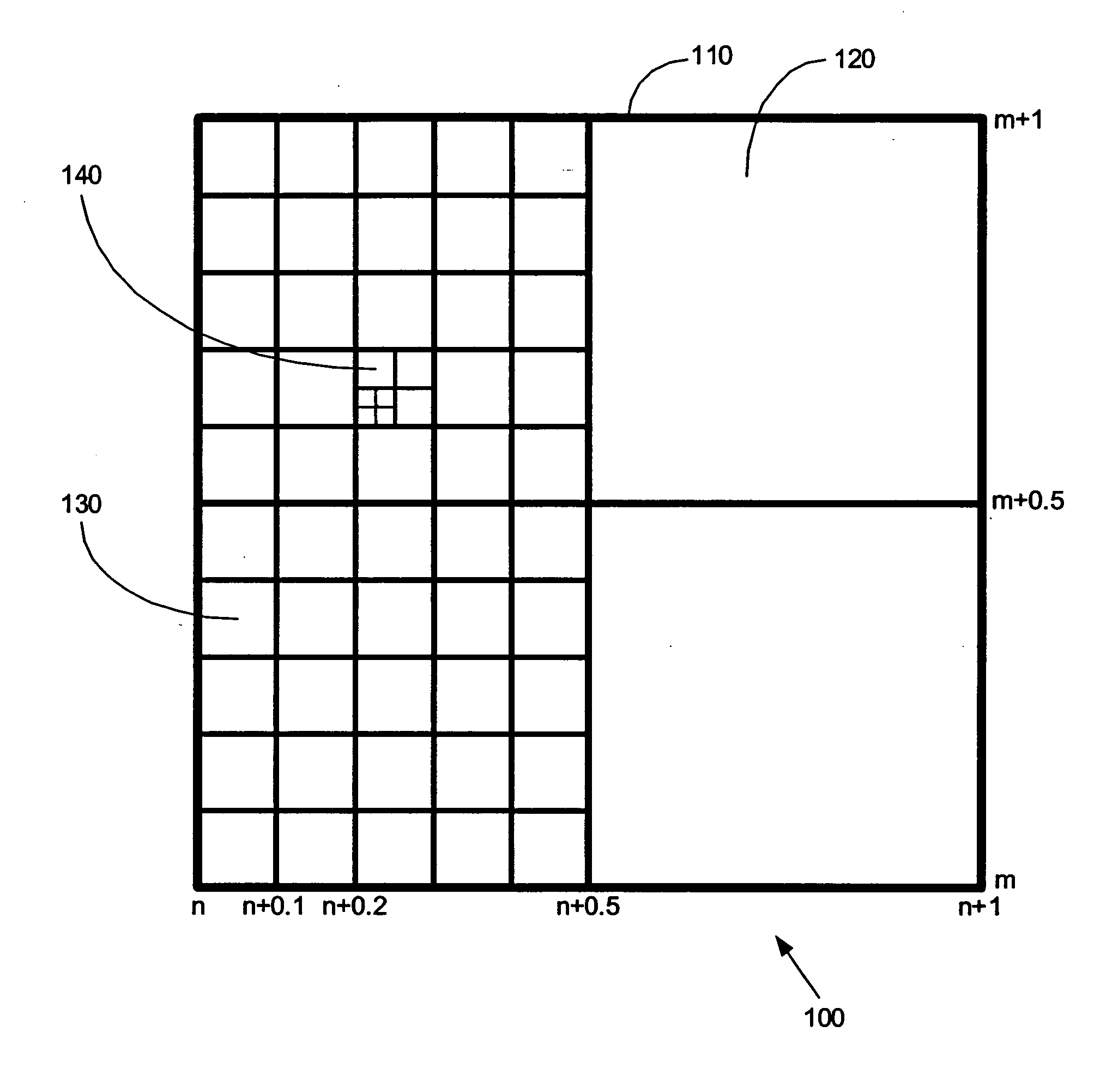 System and method for producing a flexible geographical grid