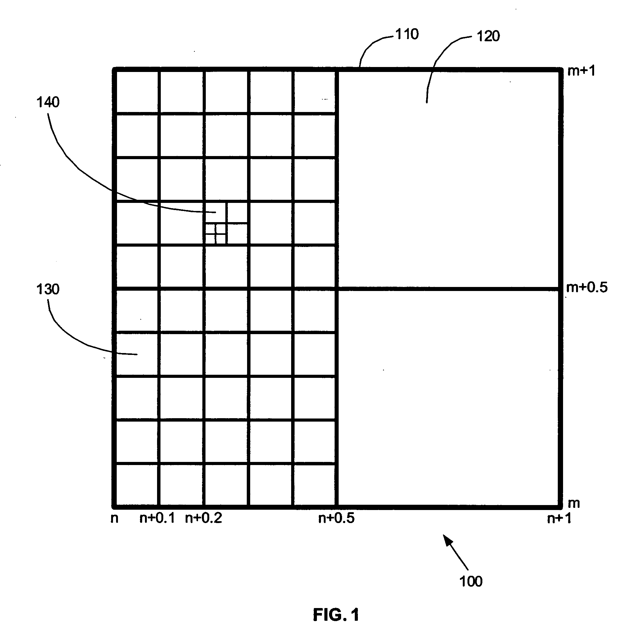 System and method for producing a flexible geographical grid