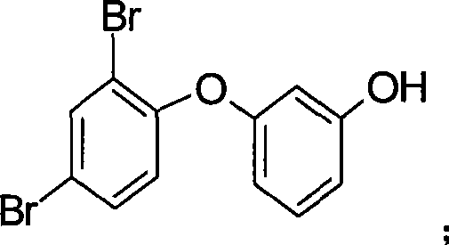 Synthetic method of meta-hydroxyl/methoxyl polybrominated diphenyl ethers