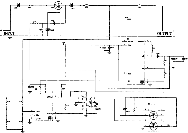 Control circuit capable of preventing supervoltage and preventing surge voltage