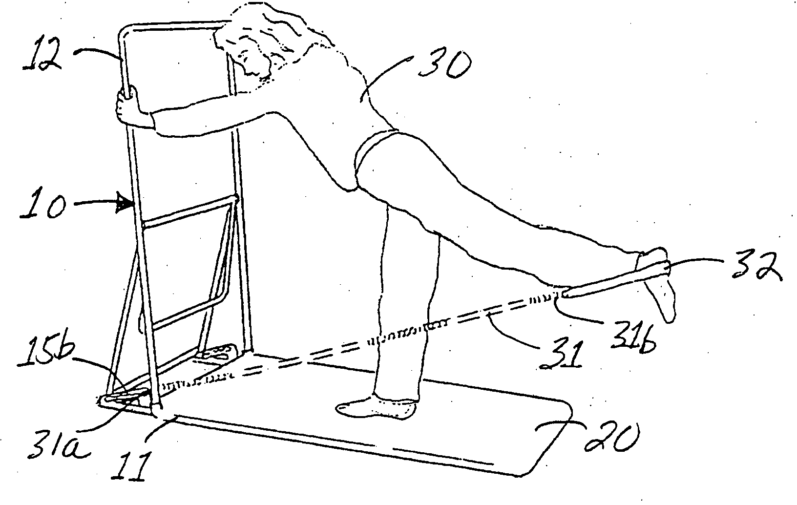 Collapsible resistance exercise device