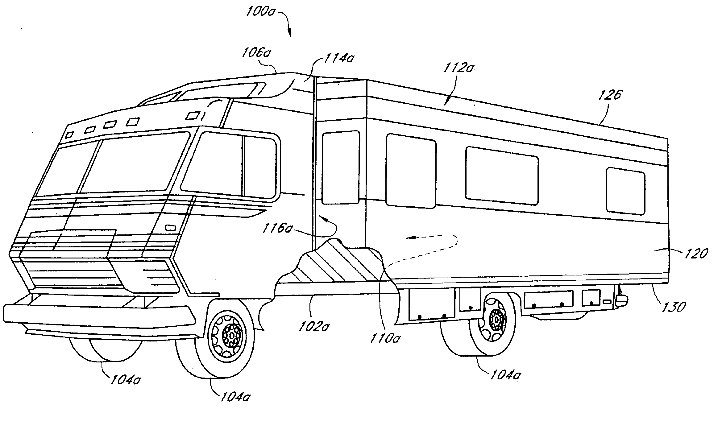 Securing mechanism for recreational vehicle slide outs