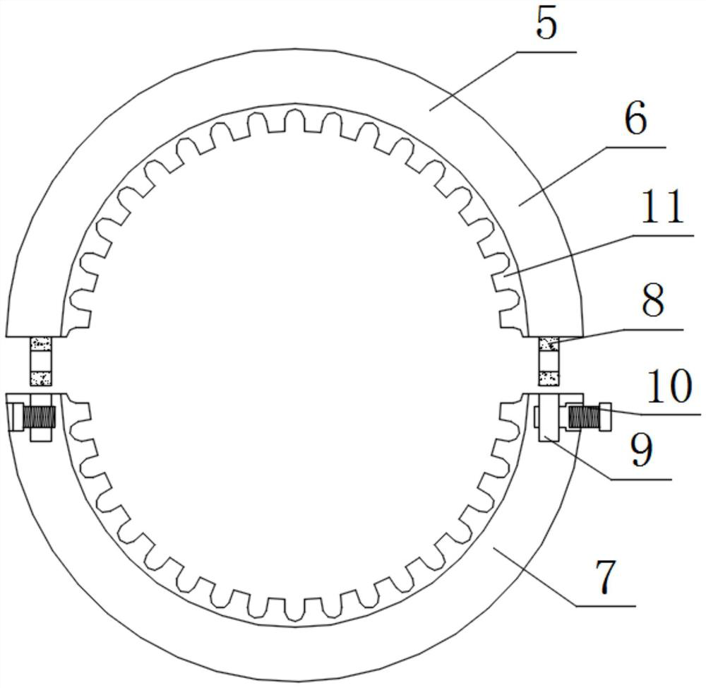 Rotary spinning head for electrostatic spinning device