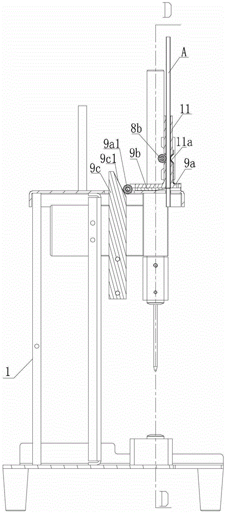 Synchronous binding machine drilling device