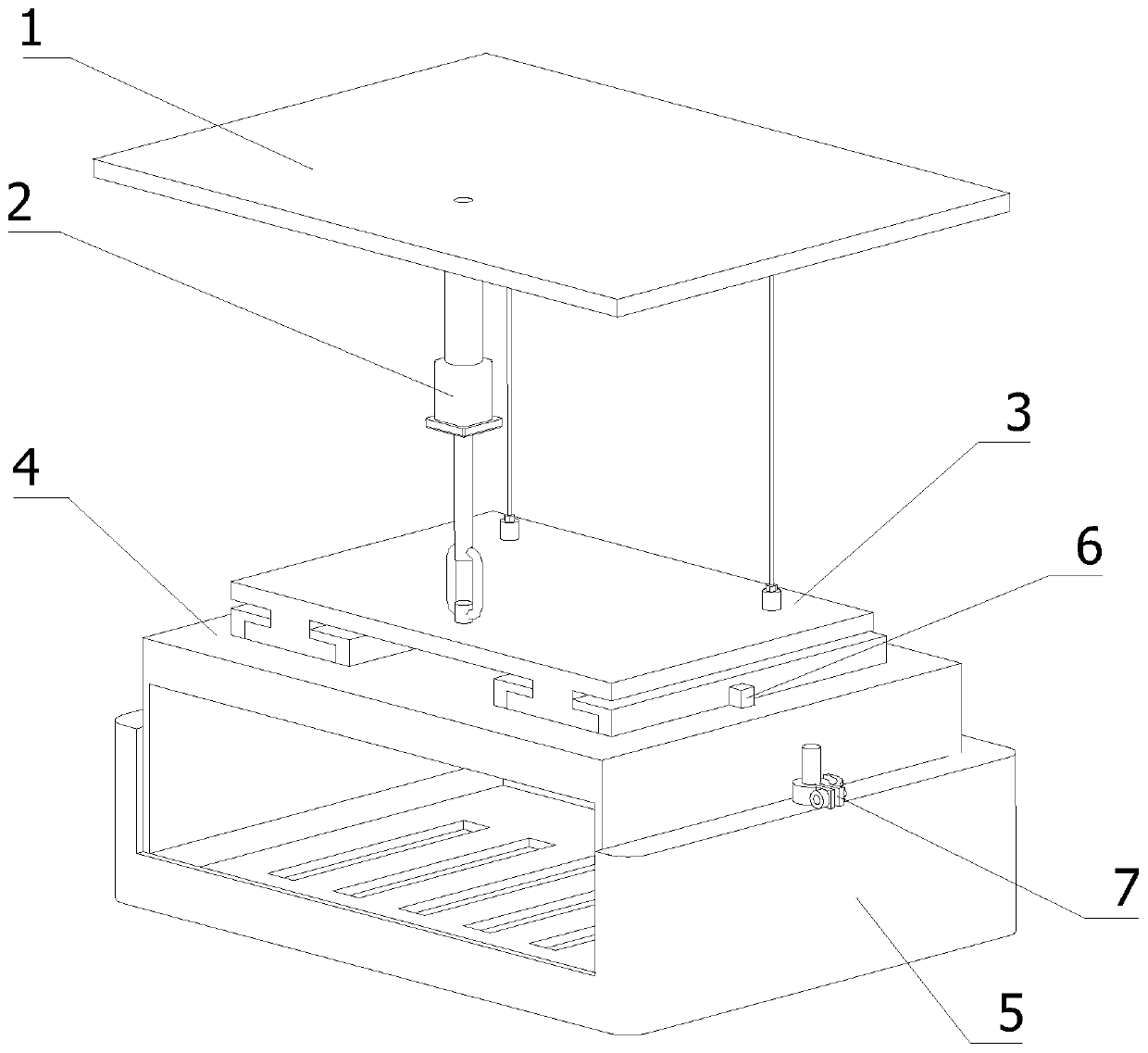 Convenient-to-disassemble projector bracket for teaching