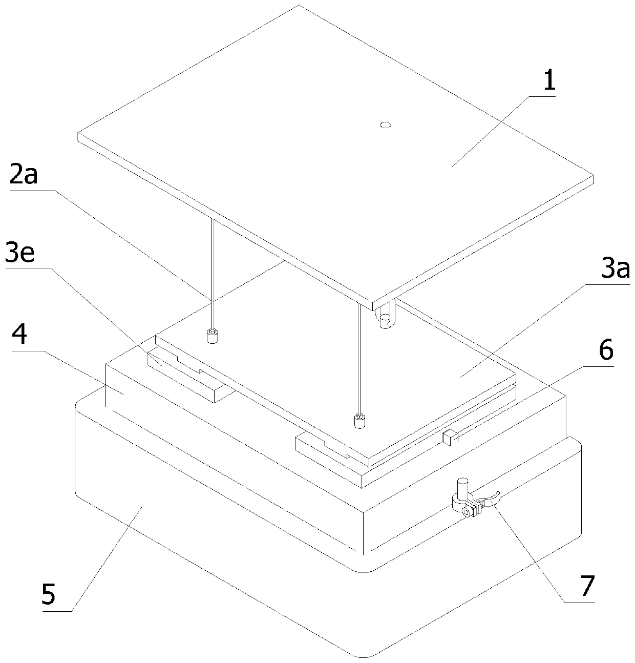 Convenient-to-disassemble projector bracket for teaching