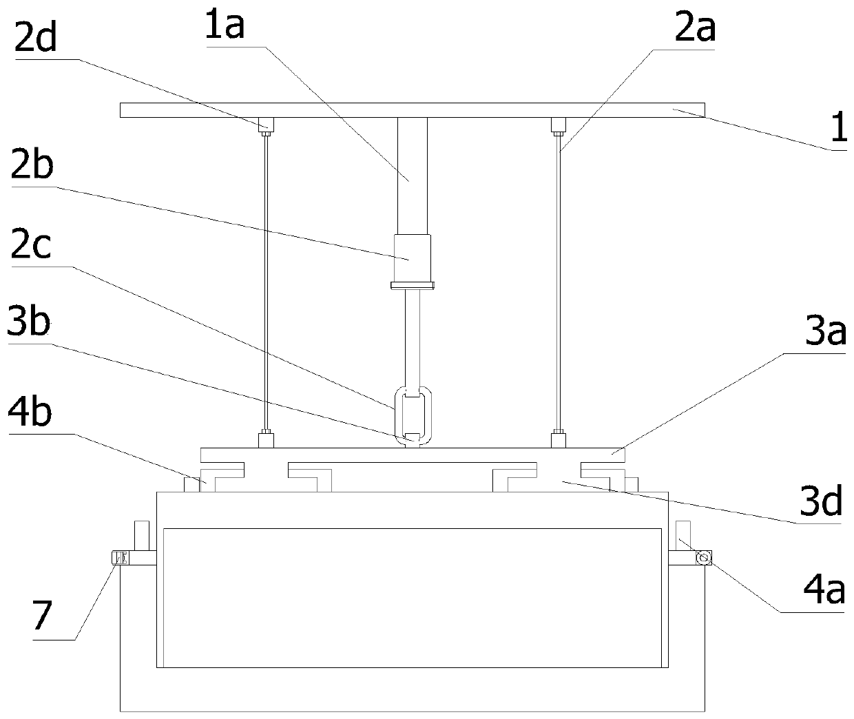 Convenient-to-disassemble projector bracket for teaching