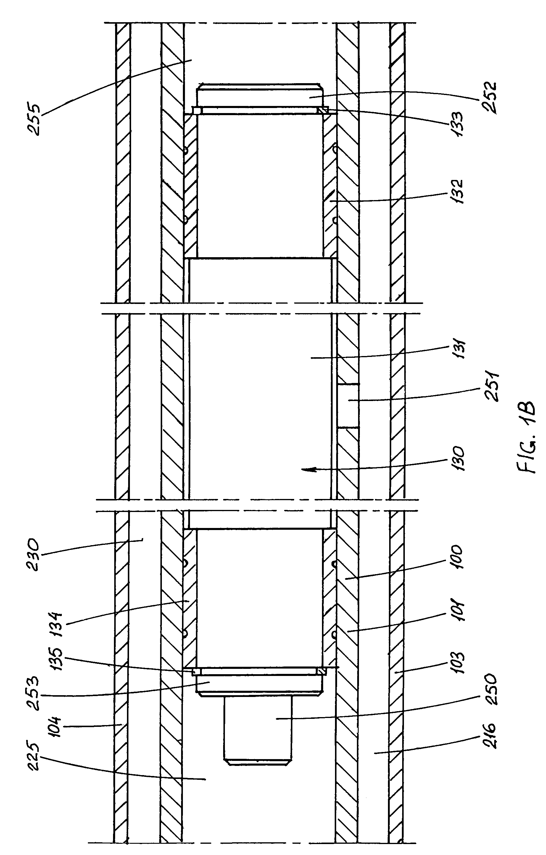 Reversible penetrating machine with a differential air distributing mechanism