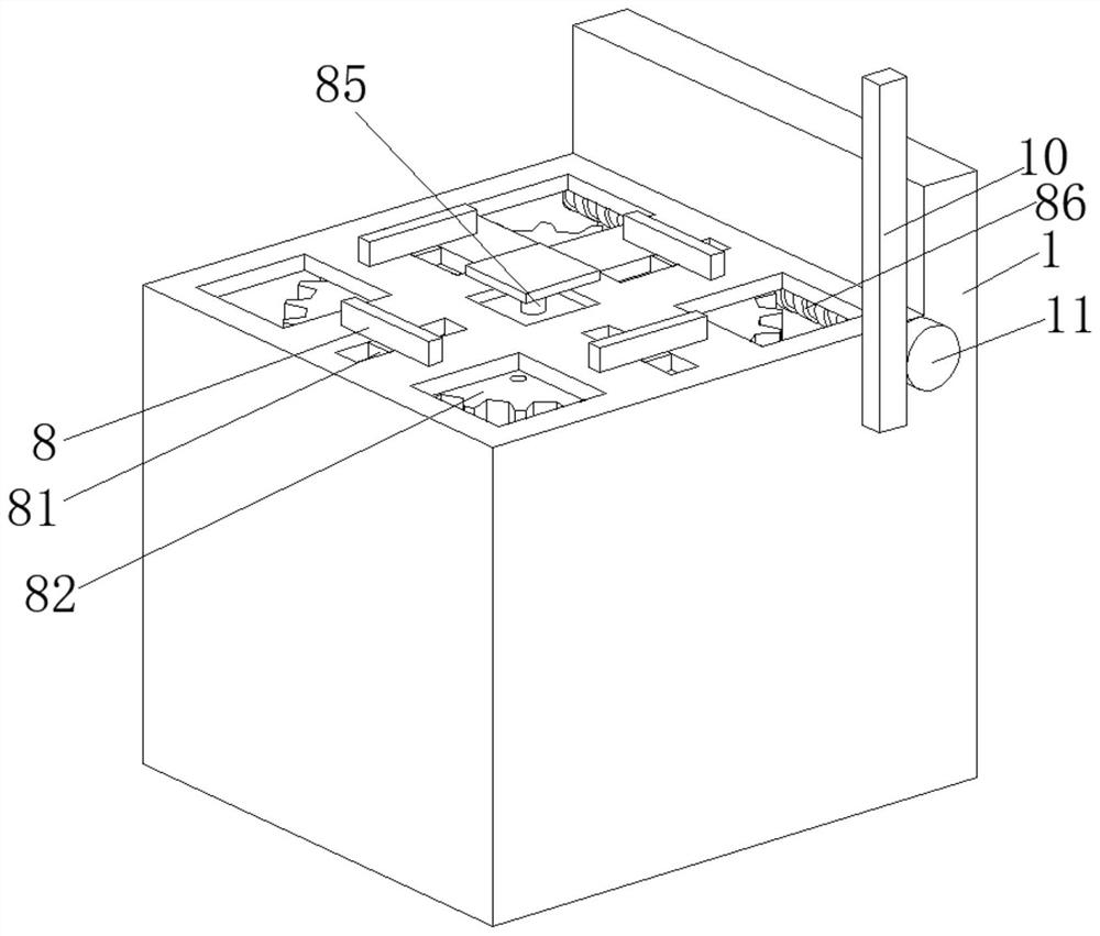 Automatic pressing device for insulation board production