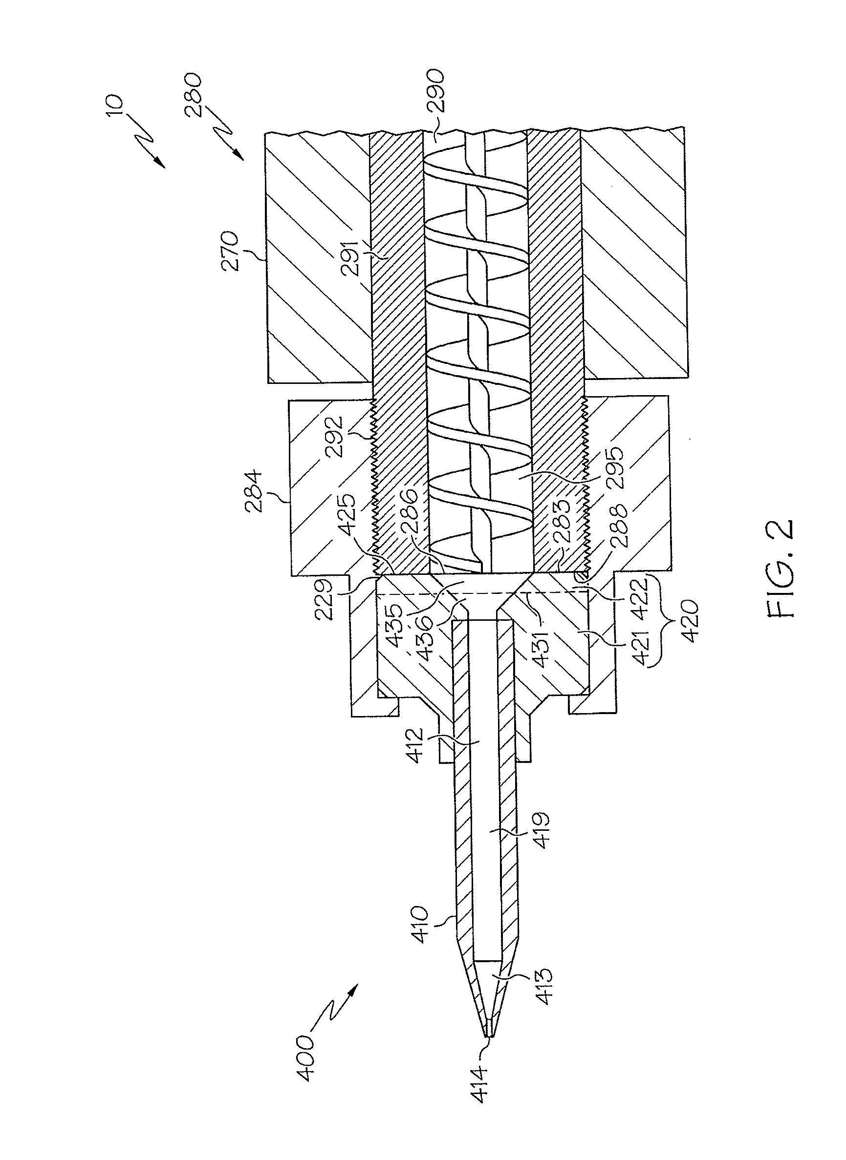 Material dispense tips and methods for forming the same