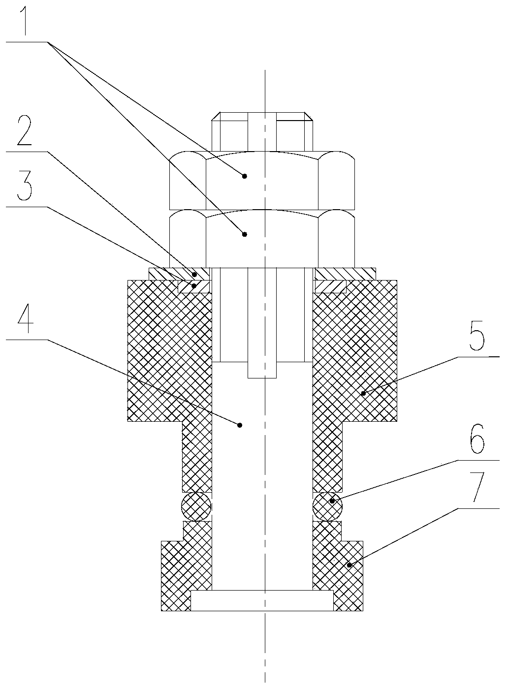 Electrical insulation sealing structure of oil-cooled permanent magnet motor and assembly method