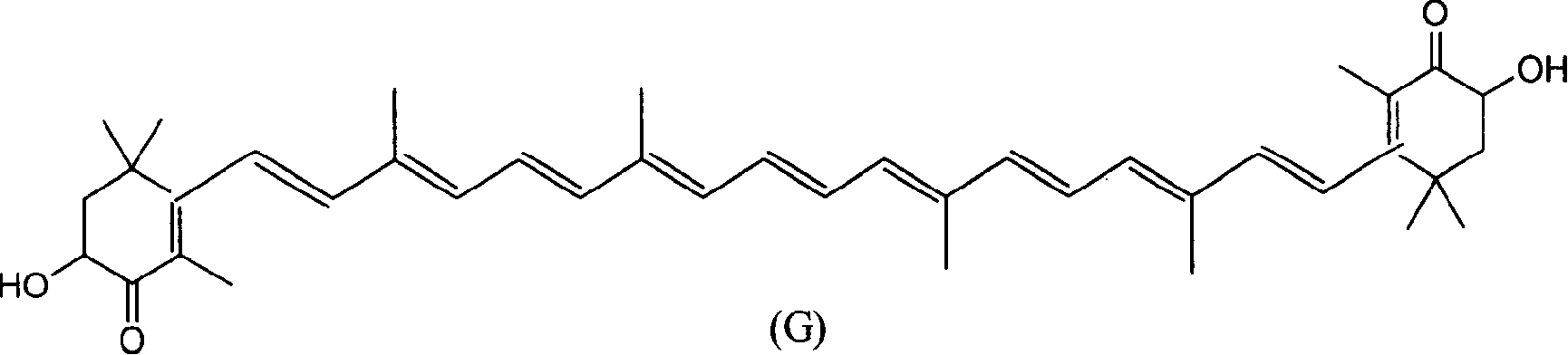 Method for synthesizing astaxsanthin