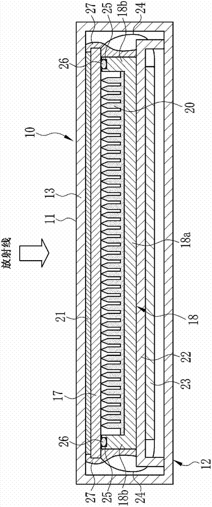 Radiation image detecting device