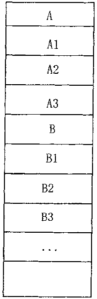 Method for realizing expandable data storage