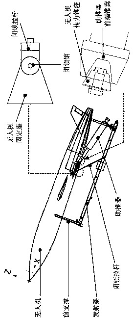 Rocket-assisted unmanned aerial vehicle launching process multi-field coupling simulation analysis method