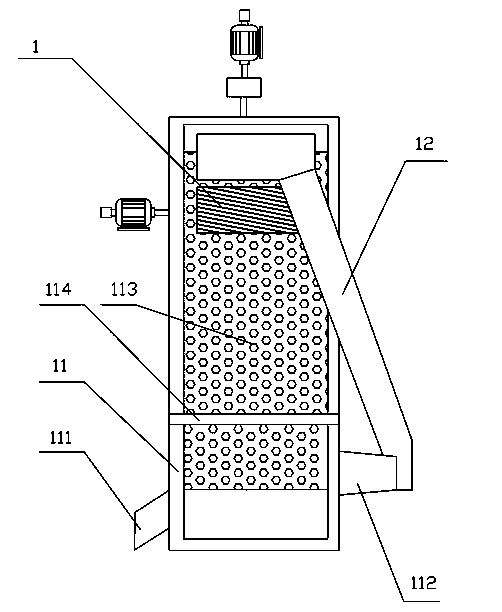 Method and device for recycling rubber from waste radial tire