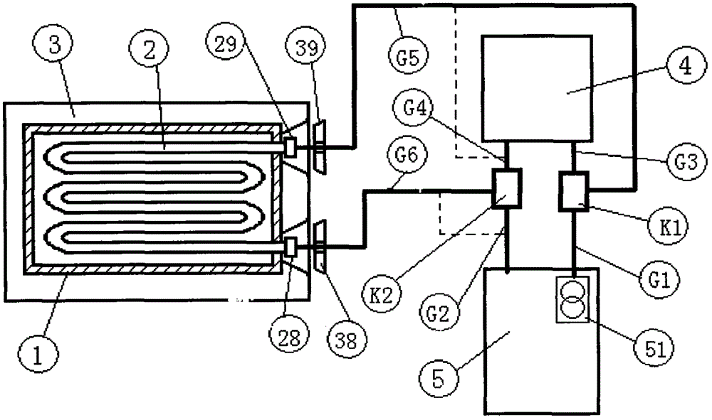 Anti-freezing oil tank and heating mode