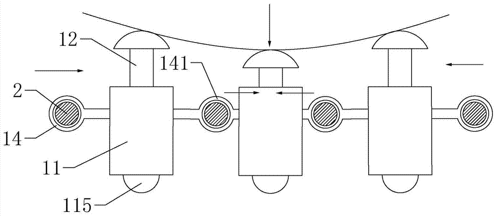 Self-adjusting mechanism for magnetic field position of permanent magnet magnetic therapy mattress