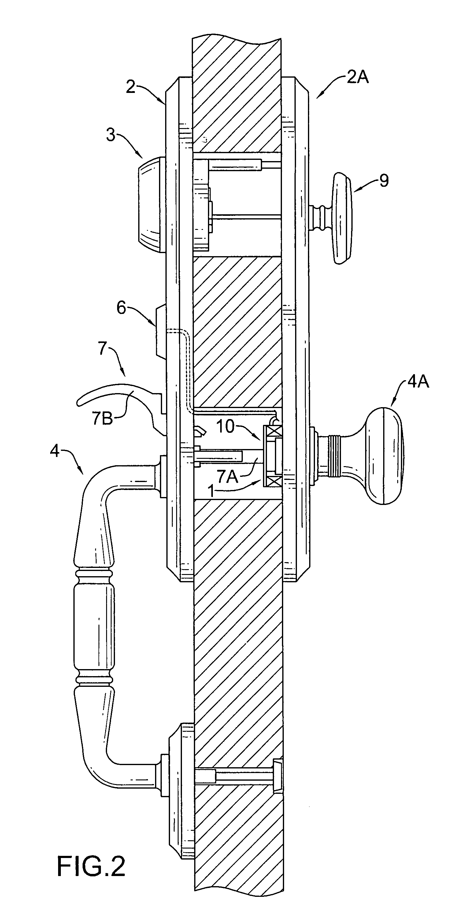 Transmission device for a door lock