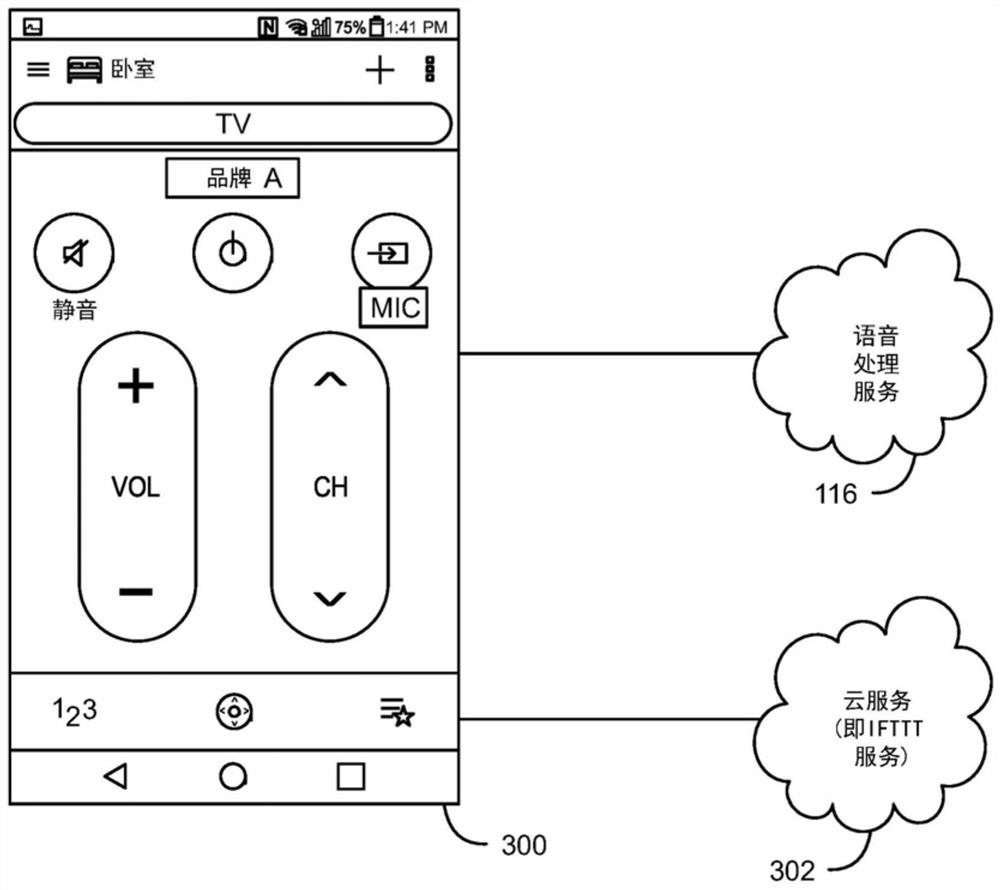 Apparatus, system and method for directing voice input in controlling device