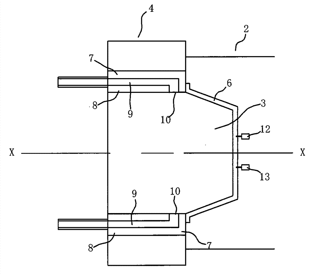 Injection molding mold of container plastic part and injection molding method thereof