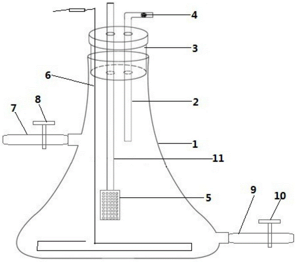 Temperature controllable macro-algae suspension air inflation continuous culture device