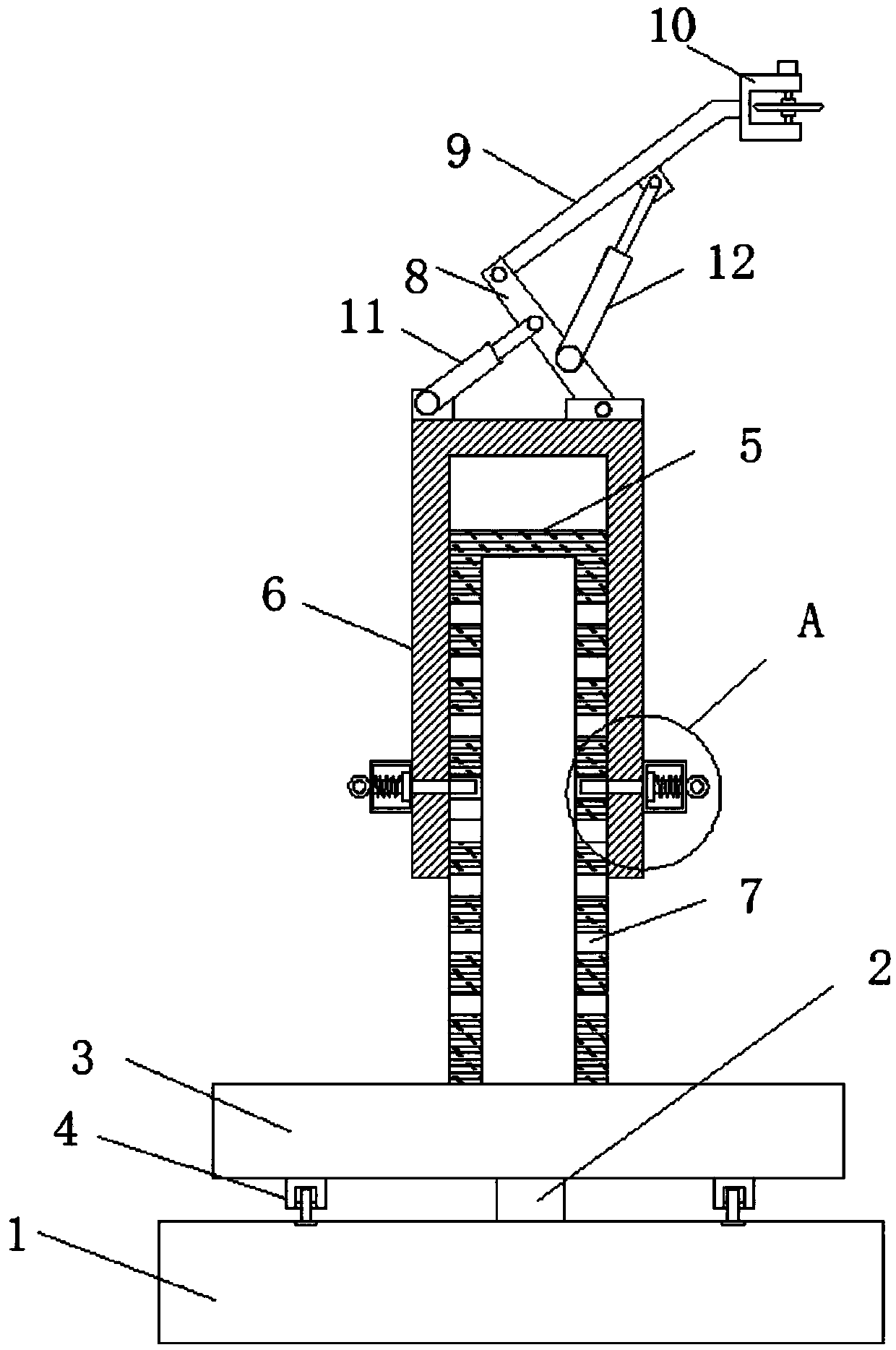 Pruning device for forestry planting