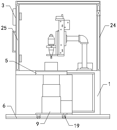 Stone processing device for road and bridge construction