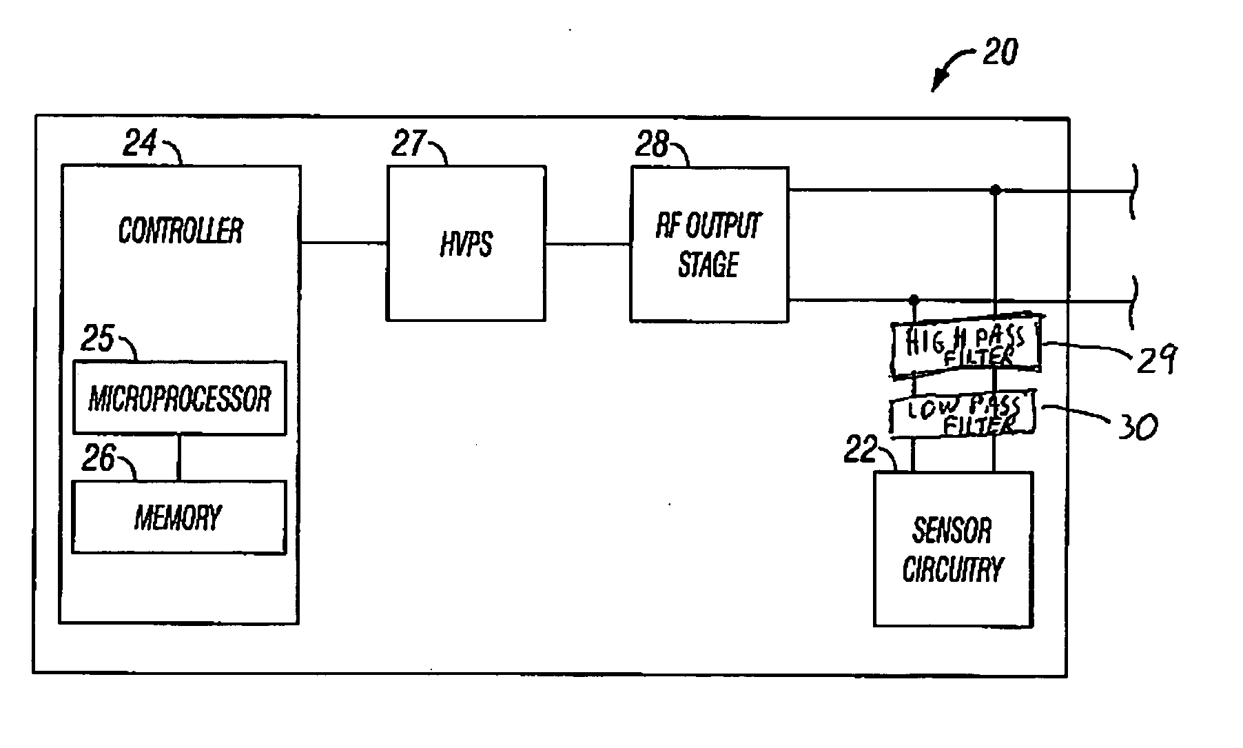 Arc based adaptive control system for an electrosurgical unit