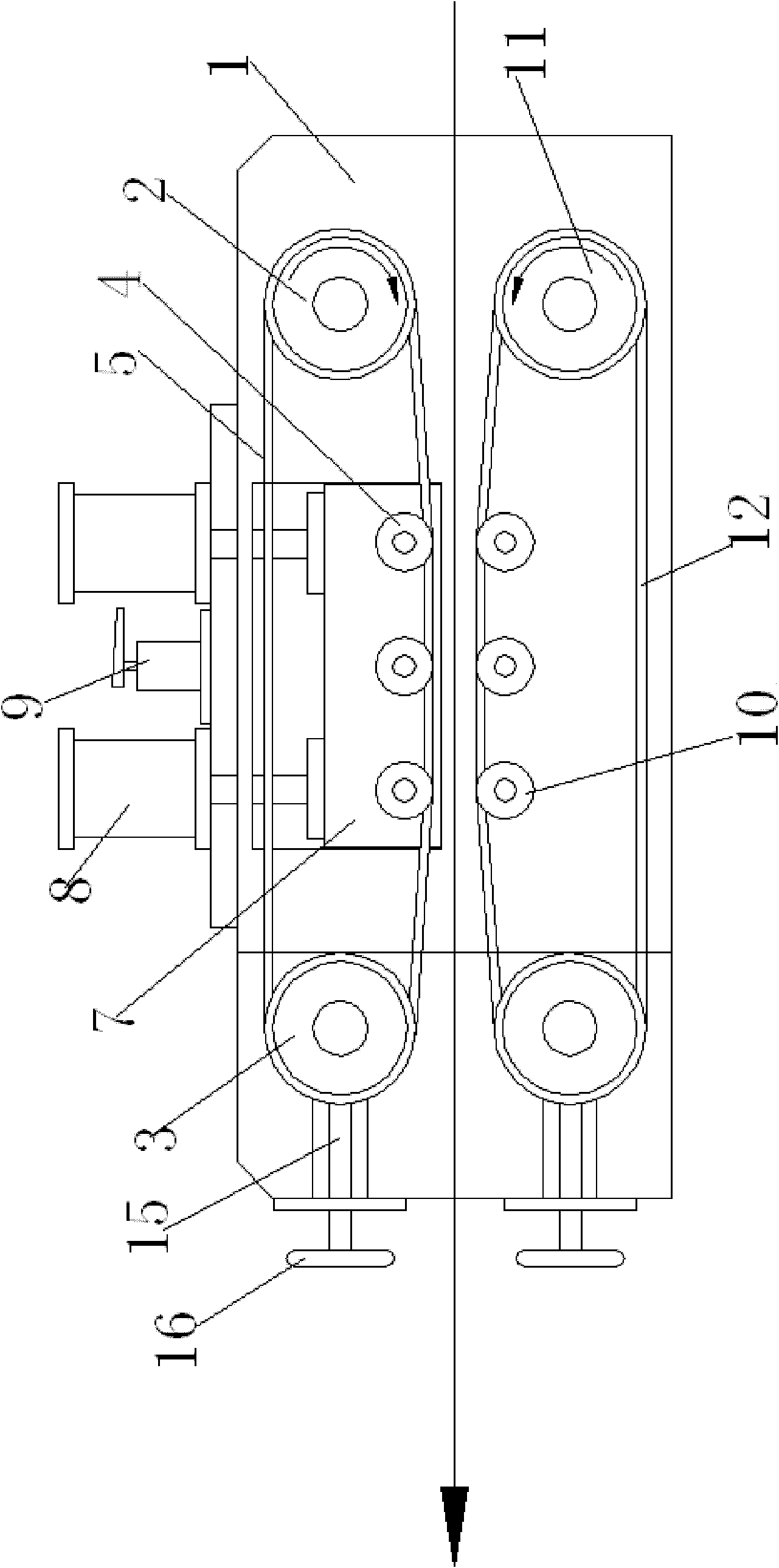 Copper wire pneumatic compression transmission device