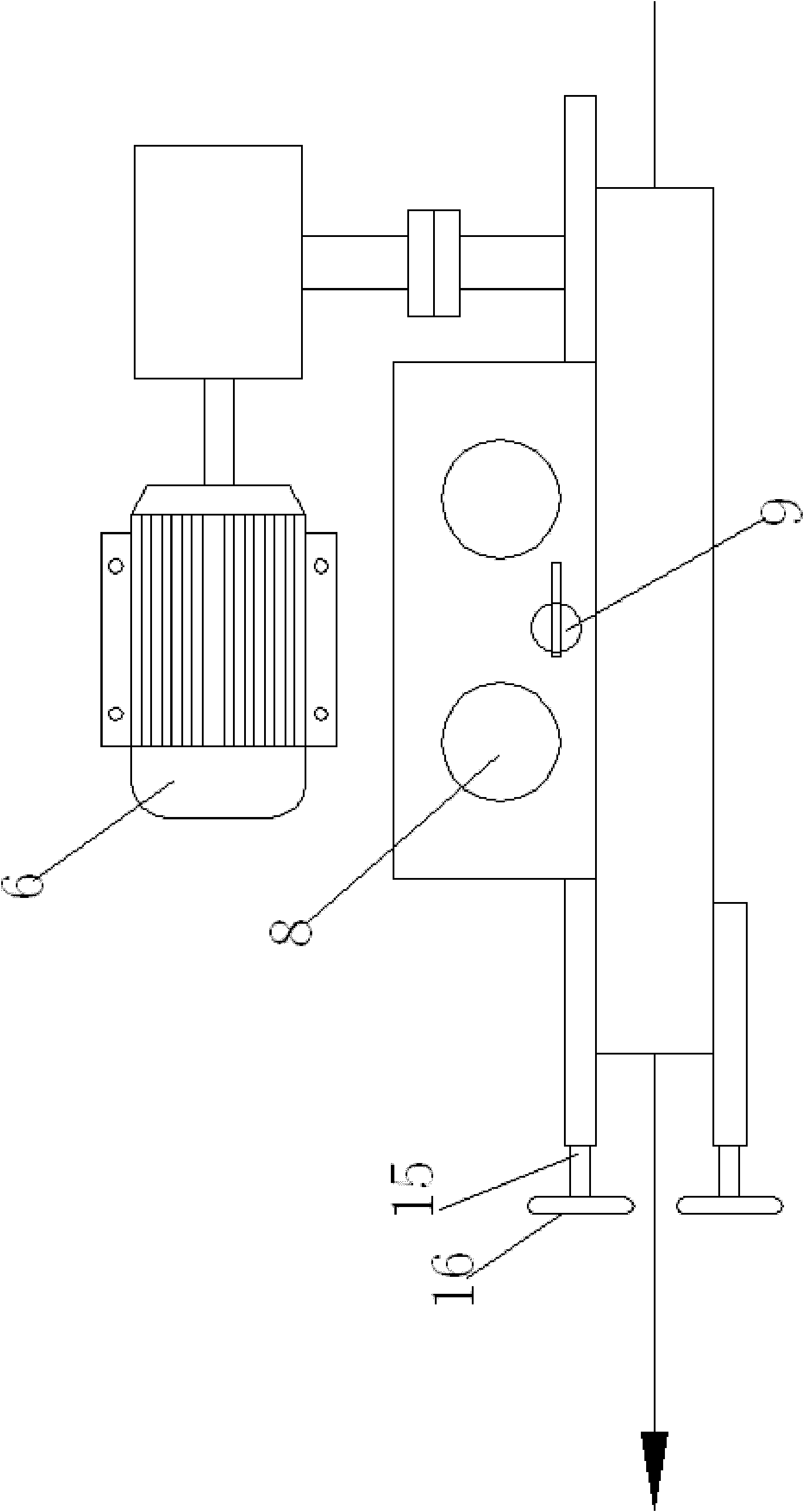 Copper wire pneumatic compression transmission device