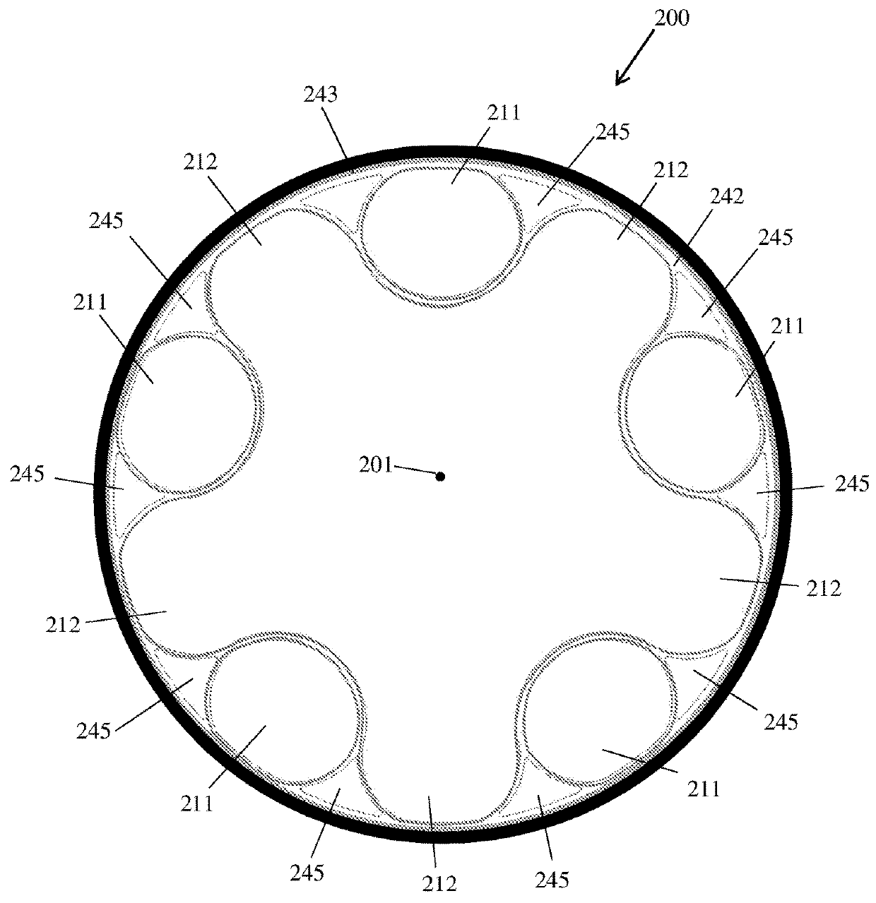 Non-pneumatic support structure