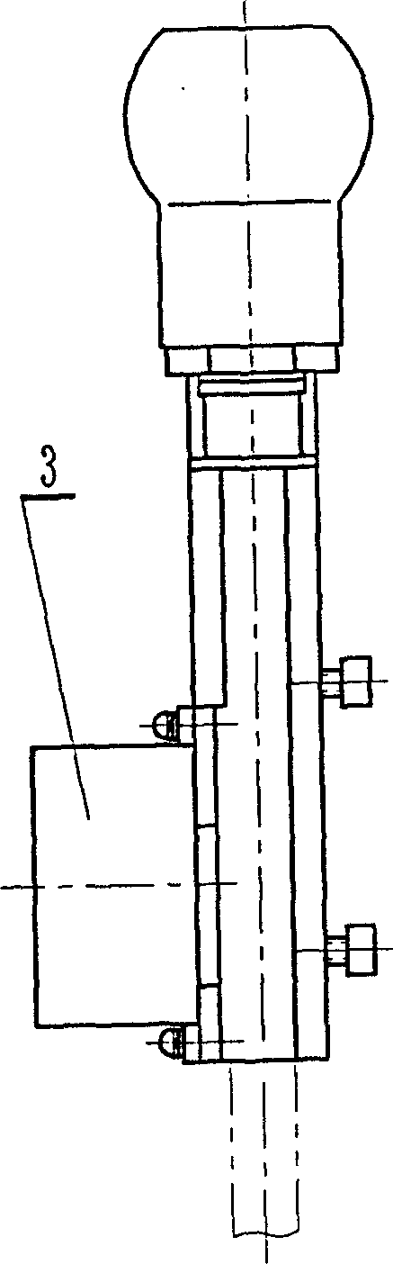 Detection apparatus for operation force on operation rod and corresponding displacement