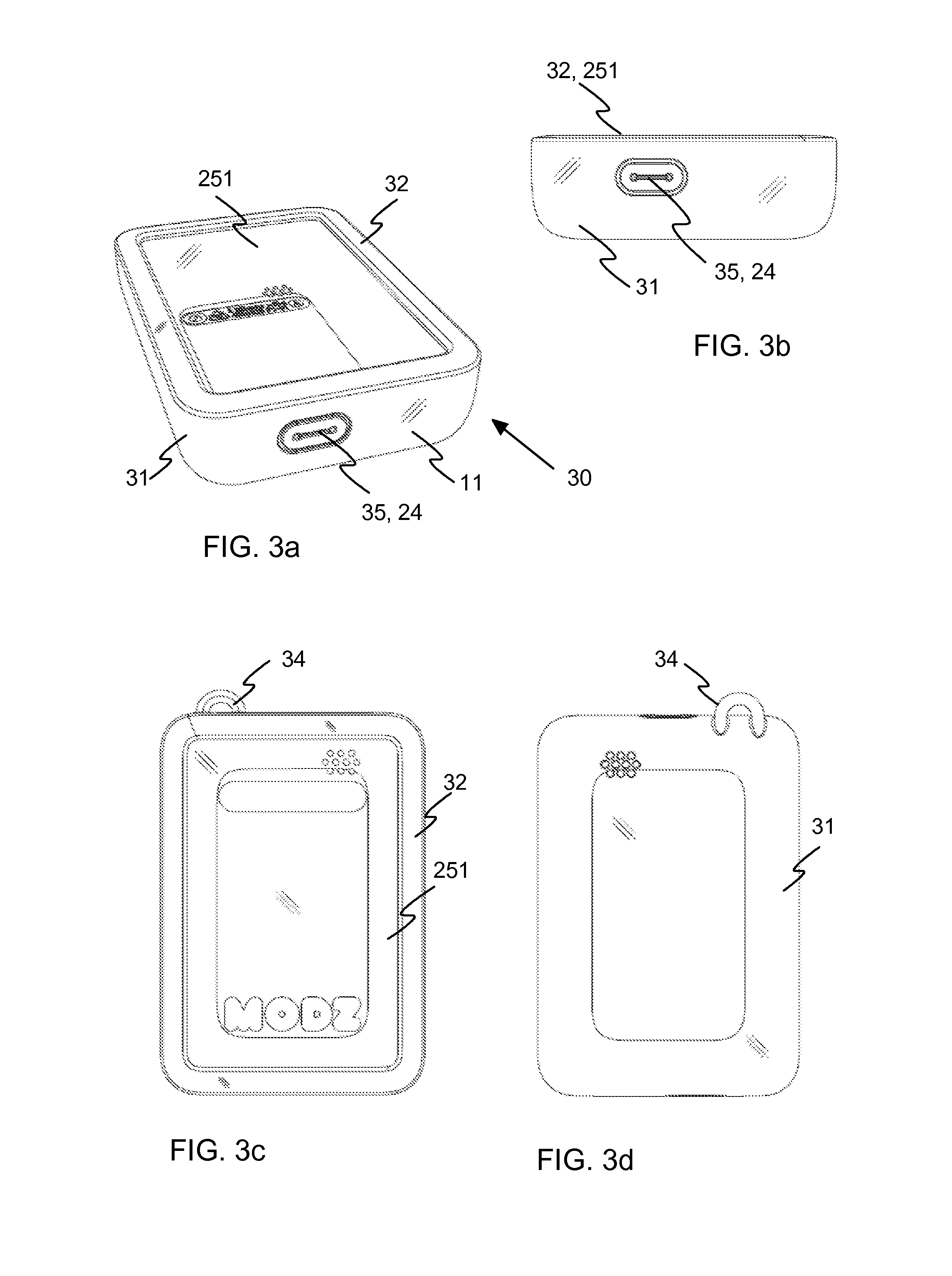 Portable device assembly for measuring blood samples and a device cover