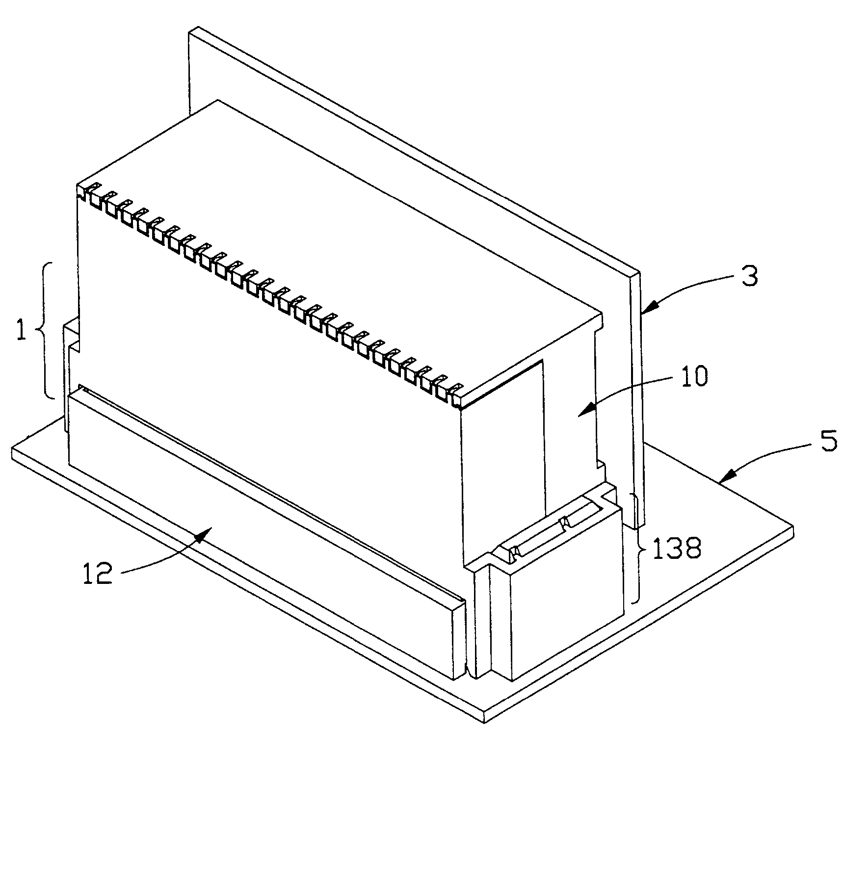 Electrical connector assembly having improved guiding means