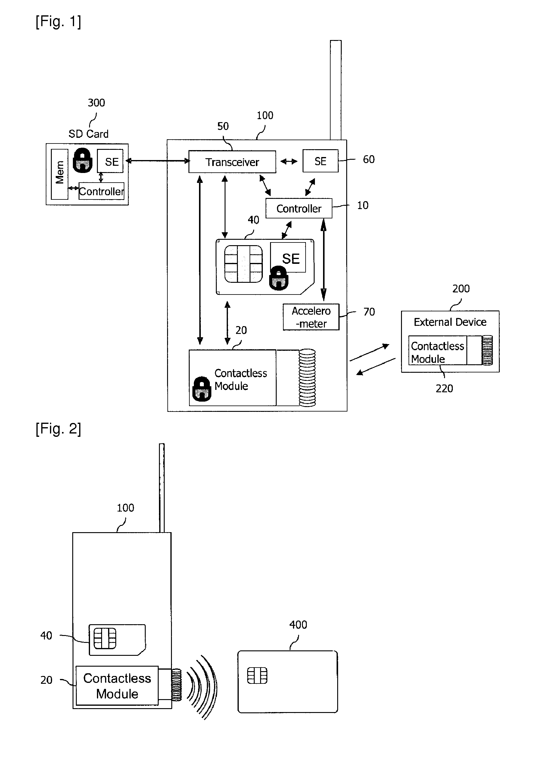 Mobile terminal and method for providing enhanced contactless communication using contactless module