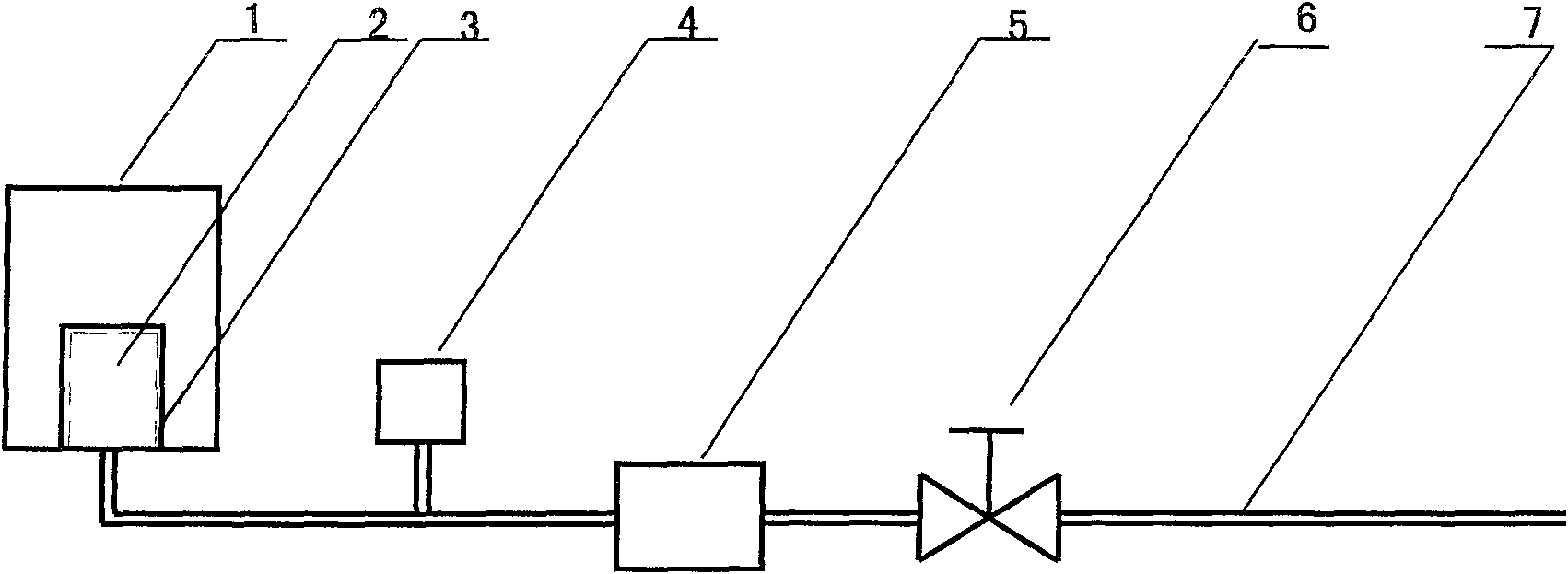 Method for measuring screen mesh form breaking point
