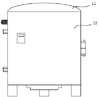 Sintering furnace for composite reinforcing material used for production of silicon aerogel thermal insulation felt