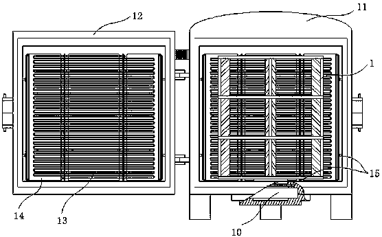 Sintering furnace for composite reinforcing material used for production of silicon aerogel thermal insulation felt