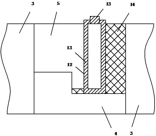 A river embankment slope reinforcement structure and its construction method for ecological restoration of rivers